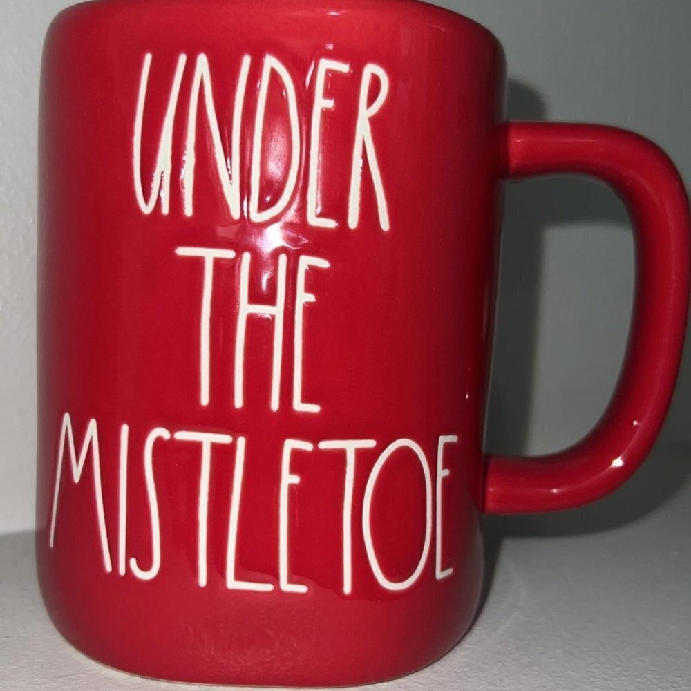 Rae Dunn Under the Mistletoe mug